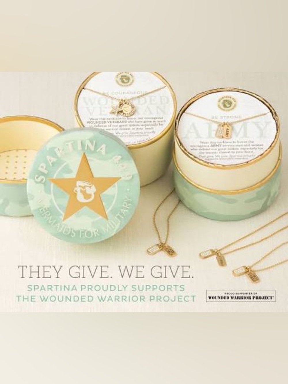 Spartina Gold Coast Guard Necklace